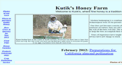 Desktop Screenshot of kutikshoney.com